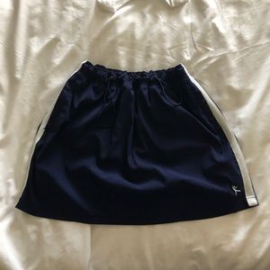 Navy Blue Athletic Wear Skirt